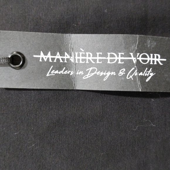 💥EDGY CHIC💥Manière De Voir  CHAIN NECKLACE DETAIL T-SHIRT DRESS - Picture 13 of 16